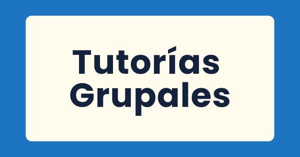 Últimas Tutorías Grupales